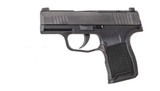 SIG SAUER SIG SAUER P365 380 ACP Semi-Auto Pistol with Nitron Finish and SIGLITE Night Sights 365-380-BSS