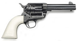Taylor's & Company Taylor's & Company 1873 Outlaw Legacy .45 Colt Revolver with Engraved Blued Finish and Navy Grip 200056