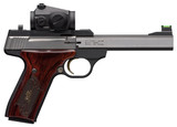 Browning Browning Buck Mark Medallion 22 LR Semi-Auto Pistol with Vortex Crossfire RDS and Stainless Finish 051581490