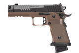 SIG SAUER SIG Sauer P211 GTO Combat 9mm Semi-Auto Pistol with Coyote Brown G10 Grips and Mach3D Compensator 211F-9-GTO-CBT