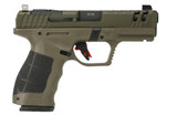SAR Firearms SAR Firearms SAR9 Compact Gen 3 9mm Semi-Auto Pistol with OD Green Cerakote Finish SAR9CG3OD