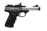 Browning Browning Buck Mark Micro Bull Stainless 22 LR Semi-Auto Pistol with Fiber Optic Sights and Crimson Trace Red Dot 051595490