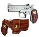 Bond Arms Bond Arms Rustic Ranger .410 Bore & .45 Colt Stainless Handgun with Steel & Rosewood Frame BARR-45/410