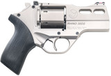Chiappa Firearms Chiappa Firearms Rhino 30DS Revolver in 357 Magnum / 38 Special with Chrome Finish and Adjustable Fiber Optic Sights 340.290