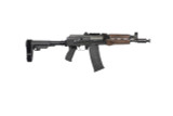 Zastava Arms USA Zastava Arms USA ZPAP M85 5.56 NATO Semi-Auto Pistol with SBA3 Brace and Dark Walnut Furniture ZP85556TAB