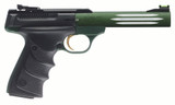 Browning Browning Buck Mark Lite Green URX .22 LR Semi-Auto Pistol with Matte Green Finish and Adjustable Sights 051459490