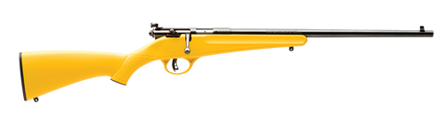 Savage Arms Savage Arms Rascal 22LR Bolt Action Rifle with Yellow Synthetic Stock 13805