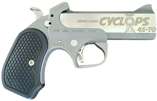 Bond Arms Bond Arms Cyclops .45-70 Government Handgun with Bead-Blasted Matte Stainless Finish BACY-45-70