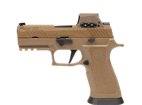 SIG SAUER SIG SAUER M18 X-Carry 9mm Semi-Auto Pistol with Coyote PVD Finish and 21+1 Capacity M18X-9-RX