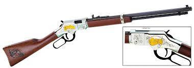 Henry Repeating Arms Henry Repeating Arms H4 Tribute Rifle in .22 LR with Engraved Finish and Walnut Stock H004AF