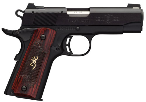 Browning Browning 1911-22 Medallion Compact .22 LR Semi-Auto Pistol with Rosewood Grips 051852490