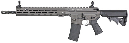 LWRC LWRC ICMKII 5.56mm Tactical Rifle with Tungsten Grey Cerakote Finish and Collapsible Stock ICMKIIR5TG14P