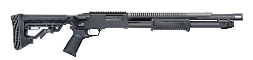 Mossberg Mossberg 590R 12 Gauge Pump Action Shotgun with Synthetic Stock and Matte Blue Finish 50761