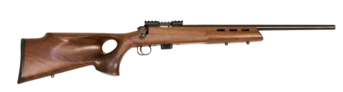 Keystone Sporting Arms Keystone Sporting Arms 722 Varmint .22 LR Bolt Action Rifle with Walnut Thumbhole Stock KSA20035