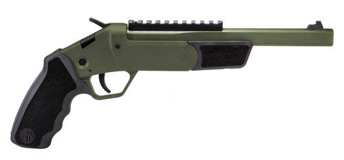 Rossi Rossi Brawler SSPB9-T Single Shot Handgun in OD Green Cerakote with Synthetic Black Rubber Grips SSPB9-T