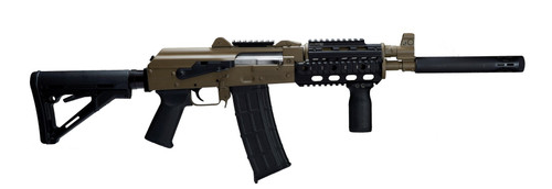 Zastava Arms USA Zastava Arms USA ZP85556FDER ZPAP M85 5.56 NATO Rifle with Flat Dark Earth Finish and Magpul Stock ZP85556FDER