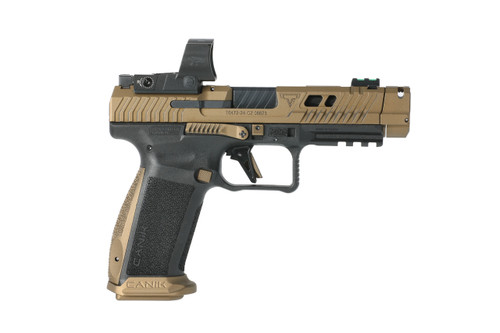 CANIK CANIK TTI Combat 9mm Semi-Auto Pistol with Bronze Cerakote Finish and 21+1 Capacity HG7854V-N
