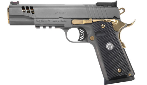 EAA Corp EAA Corp MC1911 Negotiator 45 ACP Semi-Auto Pistol with Titanium Nitride Finish 390199