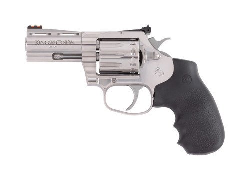 Colt Colt King Cobra .22LR Revolver with Stainless Steel Finish and Fiber Optic Sights KCOBRA22-SP3RFO