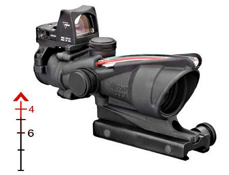 Trijicon ACOG 4X32 RED BLSTC CHEV .223 TA31-D-100549