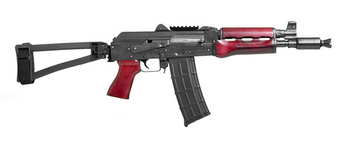 Zastava Arms USA Zastava Arms USA ZPAP M85 5.56 NATO Semi-Auto Pistol with Serbian Red Furniture and SB Tactical Brace ZP85556TBSR