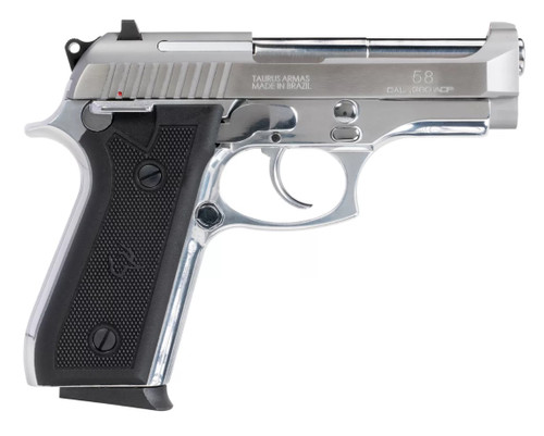 Taurus Taurus 58 .380 ACP Semi-Auto Pistol with Stainless Finish and 15+1 Capacity 1-58149