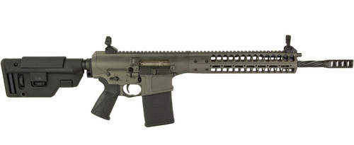 LWRC LWRC REPR MKII 7.62mm Rifle with Collapsible Stock and Tungsten Grey Finish REPRMKIIR7TGF16SC