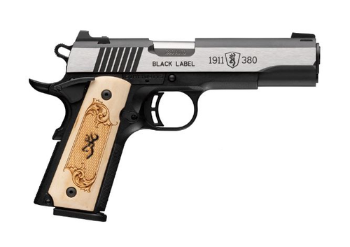 Browning Browning 1911-380 Black Label Semi-Auto Pistol with Stainless Steel Finish and 10+1 Capacity 051998492