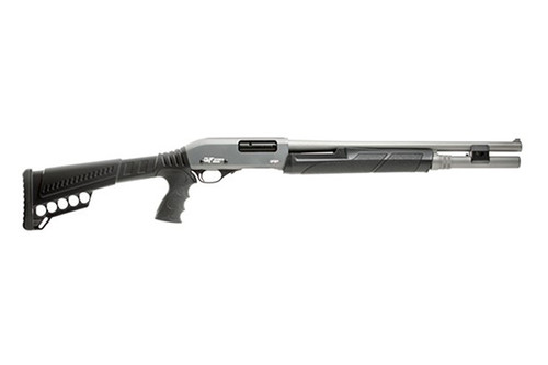 Gforce Arms Gforce Arms GF2P 12 Gauge Pump Action Shotgun with 7+1 Capacity and Tactical Gray Finish GF2P12LTG