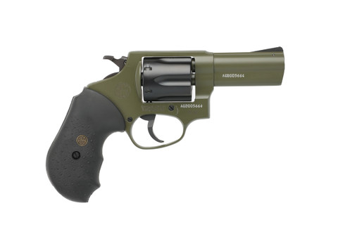 Rossi Rossi RP63 Revolver in Sniper Green Cerakote with 6-Round Capacity 2-RP631F