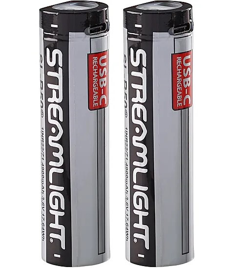 Streamlight SL-B50 LITHIUM BATTERIES 2PK 22112
