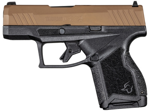 Taurus Taurus GX4 9mm Semi-Auto Pistol with Troy Coyote Cerakote Finish and 11+1 Capacity 1-GX4M93E