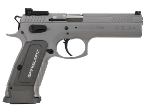 SAR Firearms SAR Firearms K12 Sport 9mm Stainless Steel Semi-Auto Pistol with Adjustable Target Sights K12STSPT