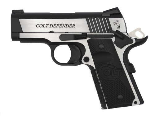 Colt Colt Combat Elite Defender .45 ACP Semi-Auto Pistol with Two-Tone Finish and Novak Sights O7080CE