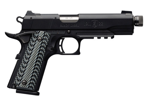 Browning Browning 1911-22 A1 BK LBL 22LR Semi-Auto Pistol with 10-Round Magazine and Polymer Grips 051820490