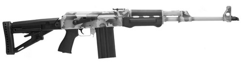 Zastava Arms USA Zastava Arms USA ZPAP M77 7.62x51mm Snow Camo Semi-Auto Rifle with Folding Stock ZR77308CSW