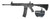 American Tactical Inc American Tactical Inc ATI Milsport 5.56 NATO Rifle with 16-Inch Barrel and 60-Round Capacity ATIG15MS556ML10HF