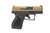 Taurus Taurus GX4 9mm Semi-Auto Pistol with Burnt Bronze Cerakote Finish and Black Serrated White Dot Sights 1-GX4M93L