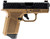 Gforce Arms Gforce Arms Rapture 9mm Semi-Auto Pistol with Flat Dark Earth Finish and Fiber Optic Sights GF932512FB