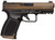 Gforce Arms Gforce Arms Exodus 9mm Semi-Auto Pistol with Bronze Finish and Glock Fiber Optic Sights GFRPX3C9BT