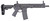 LWRC LWRC ICMKII 5.56 NATO Rifle with Collapsible SBA3 Pistol Brace and Skirmish Back-Up Sights ICMKIIP5B10SBA3
