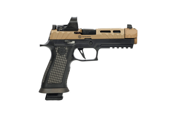 SIG SAUER SIG SAUER P320 Spectre 9mm Semi-Auto Pistol with Coyote Cerakote Finish and Spectre Comp Slide Assembly P320V006-RXP