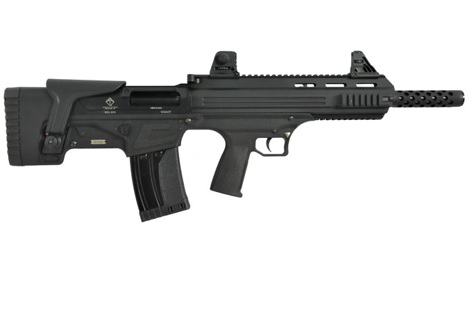 American Tactical Inc American Tactical Inc Bull-Dog 12 Gauge Semi-Auto Shotgun with Tactical Stock and Picatinny Rail ATIG12BDB