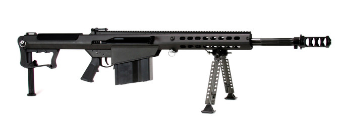 Barrett Firearms Barrett Firearms M107A1 .50 BMG Semi-Auto Rifle with Tactical Stock and Backup Iron Sights 18062