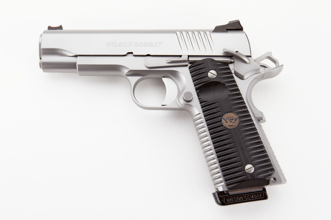 Wilson Combat Wilson Combat ACP Commander 9mm Semi-Auto Pistol with Gray G10 Eagle Claw Grips ACP-COM-9-SS