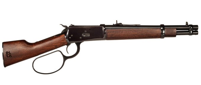 Heritage Manufacturing Heritage Manufacturing 92 Ranch Hand .357 Magnum / .38 Special Single Action Revolver with Blued Finish and Wood Grips RH92357121