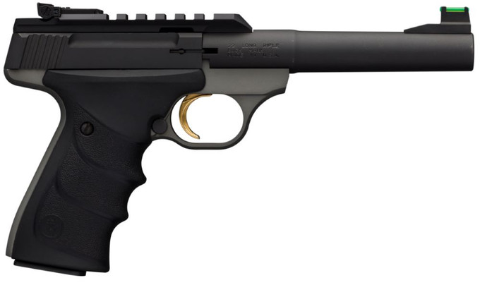 Browning Browning Buck Mark Plus Practical URX .22 LR Semi-Auto Pistol with Matte Finish and Fiber Optic Sights 051530490