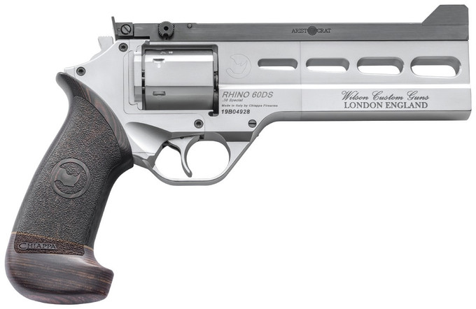 Chiappa Firearms Chiappa Firearms Rhino 60DS Match Master Revolver in 38 Special with Grey PVD Finish 340.302