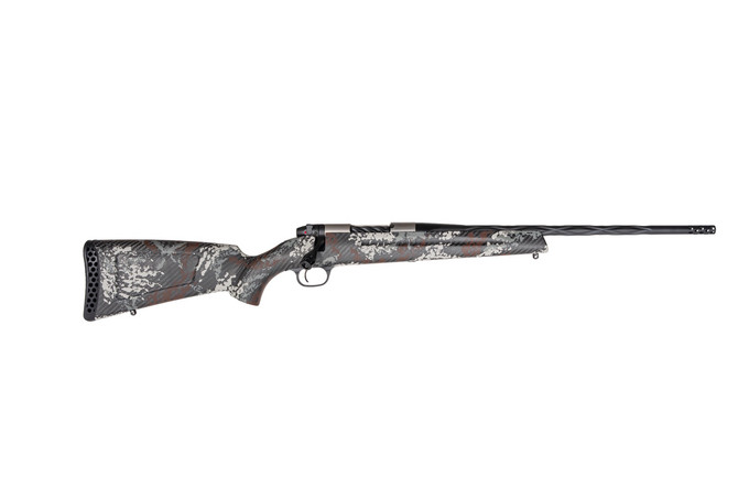 Weatherby Weatherby Mark V Capra Bolt Action Rifle in 6.5 Creedmoor with Camo Stock and Graphite Black Finish MBP01N65CMR19B