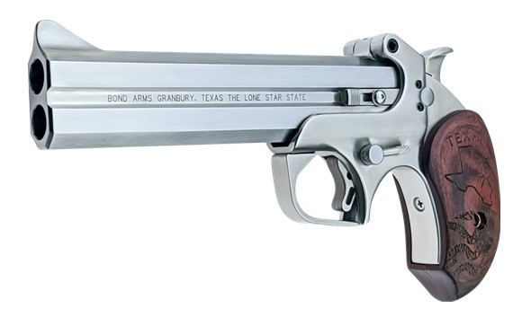 Bond Arms Bond Arms Texan .45 Colt / .410 Bore Stainless Steel Handgun - 8.125 Inch Barrel BATX-45/410